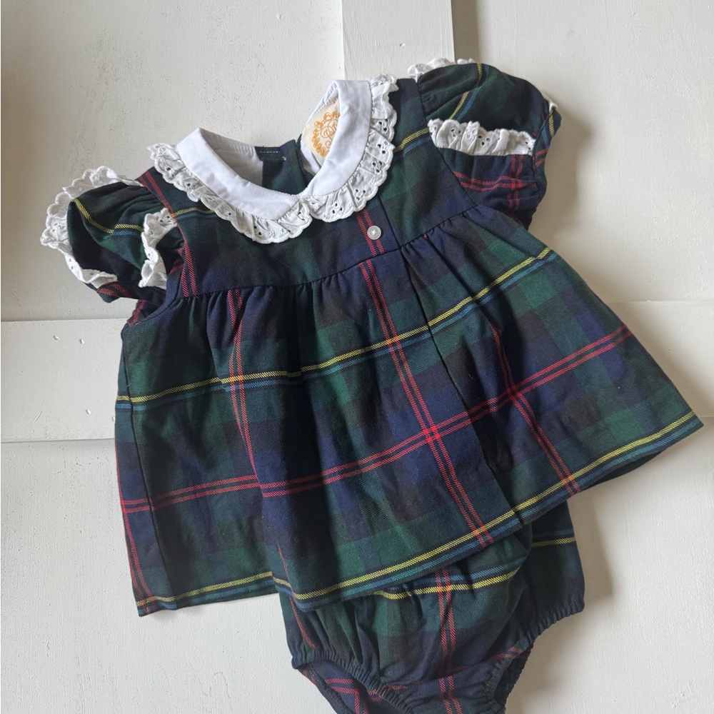 The Beaufort Bonnet Company Plaid Dress - Green and Red